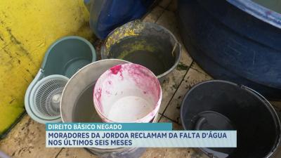 Moradores reclamam de falta de água na Jordoa, em São Luís
