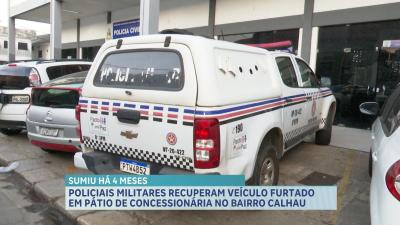 Polícia recupera carro furtado há 4 meses no Calhau, em São Luís
