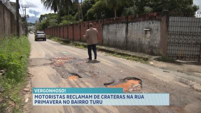 Moradores reclamam de infraestrutura no bairro Turu, em São Luís