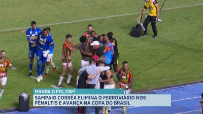 Sampaio vence nos pênaltis o Ferroviário e avança na Copa do Brasil
