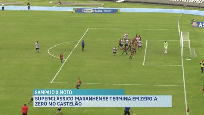 Sampaio e Moto Club ficam em empate sem gols pelo Campeonato Maranhense