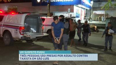 Preso suspeitos de assaltar taxista na Cidade Operária, em São Luís