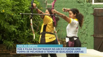 Série EC: Mãe e filha dividem momentos e habilidades no tiro com arco