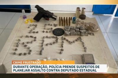 Polícia Militar prende suspeitos de planejar assalto contra deputado estadual no Maranhão