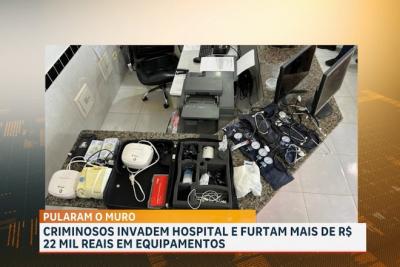 Preso suspeito de furto em hospital municipal de Buriticupu