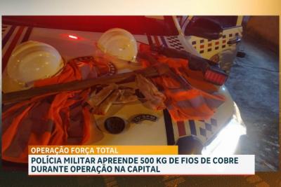 Polícia apreende 500 kg de fios de cobre furtados em São Luís