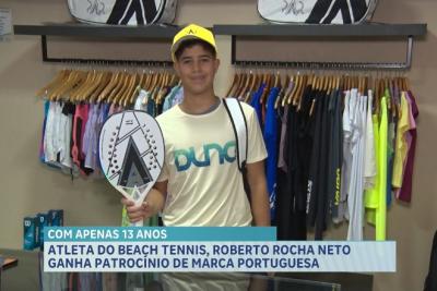 Beach Tennis: atleta Roberto Rocha Neto assina com patrocinador internacional