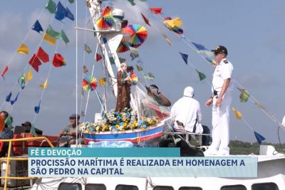 Procissão marítima celebra Dia de São Pedro, em São Luís