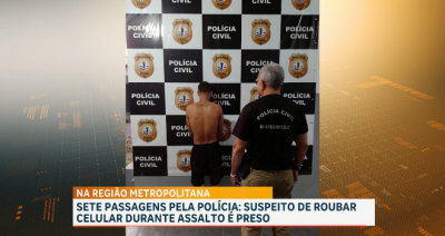 Suspeito de roubar celular é detido pela Polícia Civil 