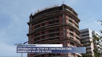 Atividade da construção civil cresce 5,3 pontos no Maranhão em maio 