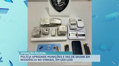 Polícia Civil apreende drogas, carregadores e munições no bairro Vinhais