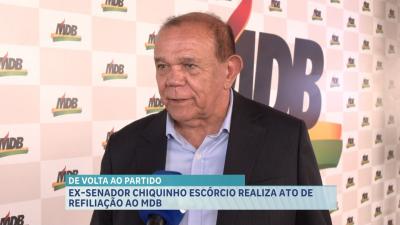 Ex-senador Chiquinho Escórcio retorna ao MDB, em São Luís