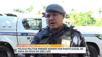 PM apreende arma de fogo usada em discussão em posto de combustível