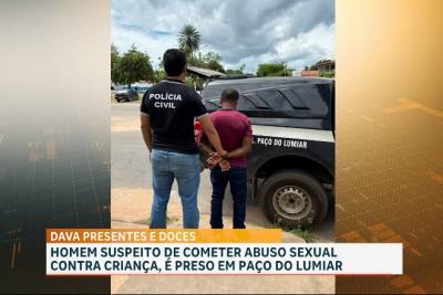 Polícia Civil prende suspeito de estuprar criança de 10 anos em Paço do Lumiar