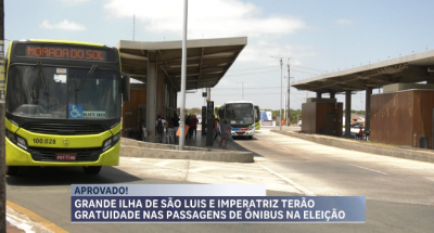 Gratuidade no transporte público facilitará deslocamento no dia das eleições