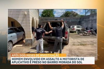Polícia Civil prende suspeito de assaltar motorista de aplicativo em São Luís