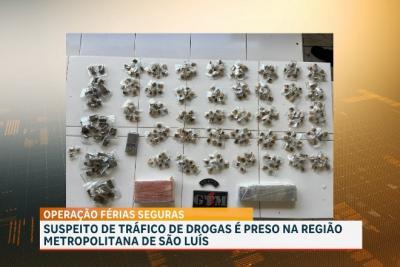 Suspeito de usar balde para esconder drogas é preso em São José de Ribamar