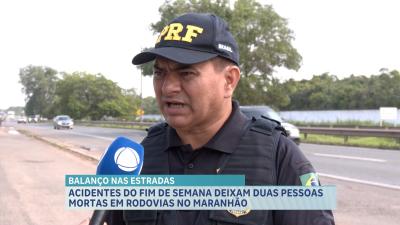 Duas pessoas morrem no fim de semana nas estradas do Maranhão