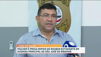 Presa suspeita de roubar de estudantes em São José de Ribamar