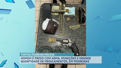 Pedreiras: polícia conduz suspeito de transportar medicamentos sem nota fiscal