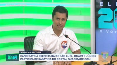 Eleições 2024: SuaCidade entrevista candidato a prefeito de São Luís, Duarte Jr. (PSB)