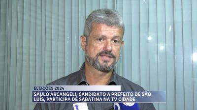 Saulo Arcangeli, candidato a prefeito de São Luís, apresenta propostas no Balanço Geral-MA