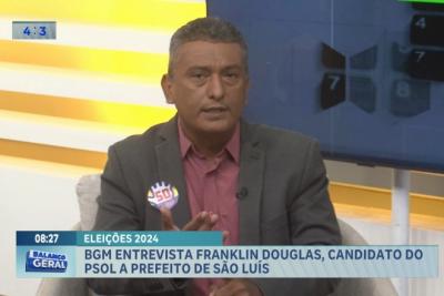 Eleições 2024: BGM entrevista candidato a prefeito de São Luís, Franklin Douglas (PSOL)