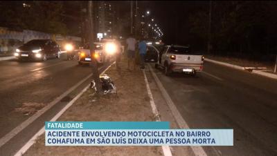 Motociclista morre em acidente no bairro Cohafuma