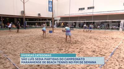 São Luís sedia etapa do Campeonato Maranhense de Beach Tennis
