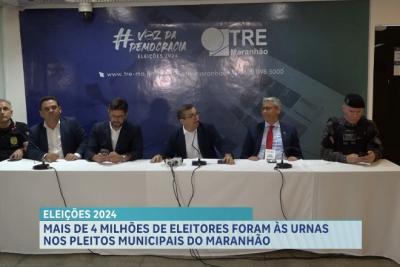 TRE apresenta resultados das eleições 2024 no Maranhão