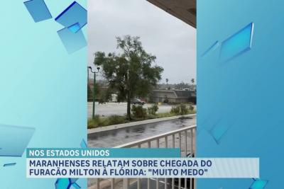 Maranhenses relatam sobre chegada do Furacão Milton à Flórida