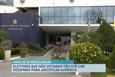 Eleitores que não votaram têm até 5 de dezembro para justificar ausência