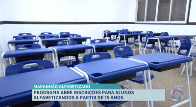 Programa Maranhão Alfabetizado tem como missão reduzir os índices de analfabetismo no Estado