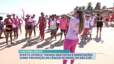 “Funcional Beach” realiza edição especial em apoio à Campanha Outubro Rosa