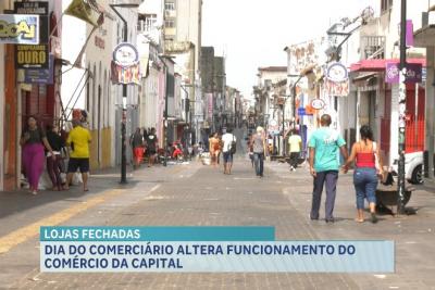 Dia do Comerciário altera funcionamento do comércio da capital maranhense