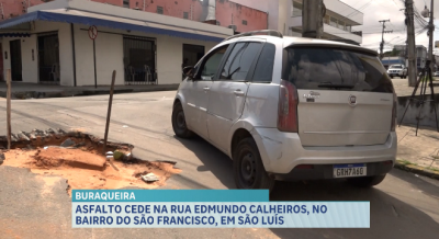  Moradores do São Francisco se preocupam com buracos na rua Edmundo Calheiros