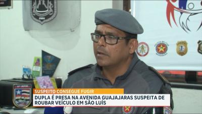 PM conduz dupla por porte ilegal de arma de fogo e condução de carro roubado