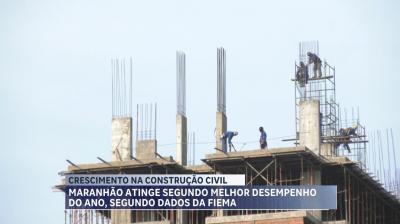 Atividade da construção civil no Maranhão tem alta em setembro