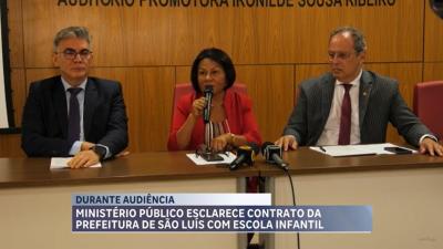 MPMA esclarece contrato da prefeitura de São Luís com escola infantil