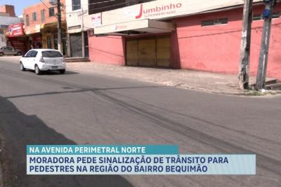 Moradores pedem sinalização de trânsito no bairro Bequimão, em São Luís