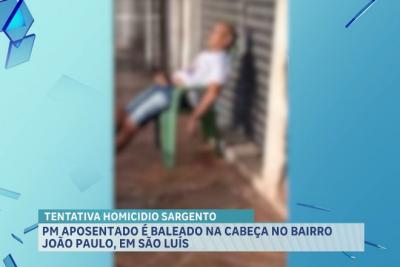 PM aposentado é baleado na cabeça no bairro João Paulo, em São Luís