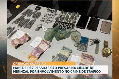 Polícia Civil prende 13 suspeitos e desarticula grupo envolvido em tráfico de drogas em Mirinzal