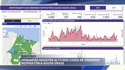 InfoGripe indica aumento de casos graves por rinovírus em crianças e adolescentes no Maranhão