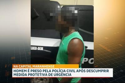 Homem é preso por descumprir medidas protetivas de urgência em São Luís