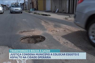 Justiça condena Prefeitura de São Luís a colocar esgoto e asfalto na Cidade Operária