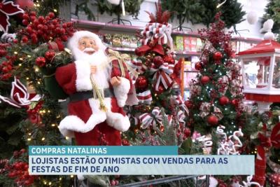 Lojistas se dizem otimistas com vendas para as festas de fim de ano