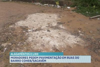 Moradores denunciam más condições de rua no bairro Coheb/Sacavém, em São Luís