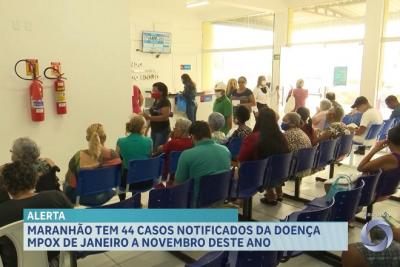 Maranhão tem 44 casos notificados da doença Mpox de janeiro a novembro de 2024