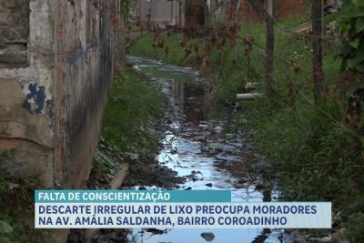 Moradores do bairro Coradinho, em São Luís, denunciam descarte irregular de lixo