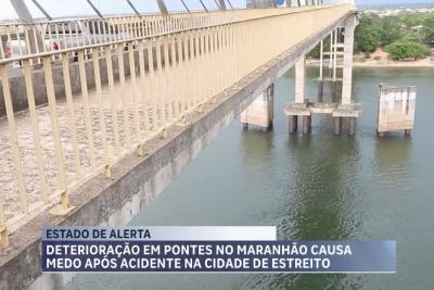 Deterioração em pontes no Maranhão causa medo após desabamento em Estreito